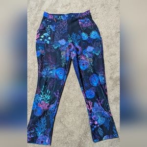 Blackmilk Floral Cuffed Pants - large